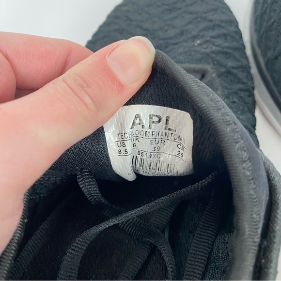 APL Black Knit Sneakers Athletic techloom pro running workout - Picture 5 of 6